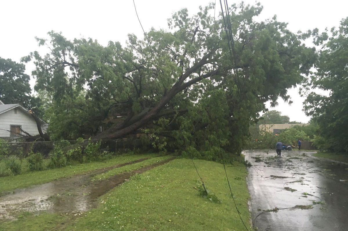 North Tulsa damage